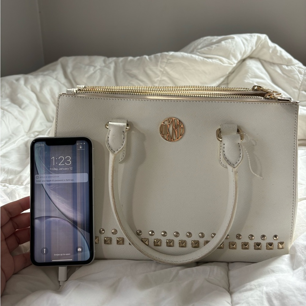 DKNY White Purse